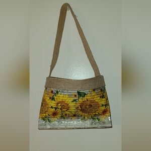 Sunflower Print Smash Can Wall Decor